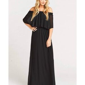 Show Me Your MuMu Hacienda Maxi Dress - Black - Size XS